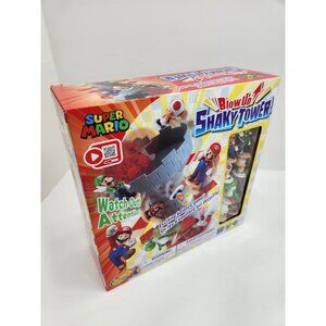 Epoch Games Super Mario Blow Up Shaky Tower Balancing Game Sealed